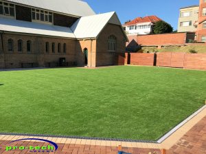 Newcastle Grammar School - synthetic grass installation